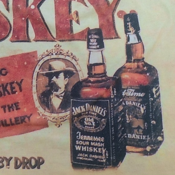 Men's Jack Daniel's Whiskey Old No. 7 Size LG Yellow💛 - Picture 4 of 8